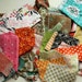 Destash scrap fabric bag