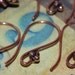 5 Pair - Solid Copper Ear Wires with 3 Balls Free Shipping US