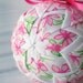 Quilted Ornament Kit - Lilly Pulitzer Daisy - Christmas Ball - DIY craft kit