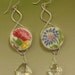 SALE Meadowsweet Broken China Earrings