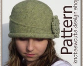 Ladies Felted Chapeau - Crochet Pattern (PDF) - INSTANT DOWNLOAD