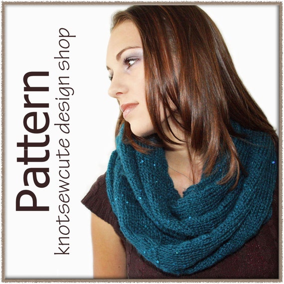 Never Ending Scarf Crochet Pattern PDF INSTANT by knotsewcute