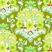 Custom Listing, Heather Bailey Pop Garden Pineapple Brocade Celery Fabric, 1 yard