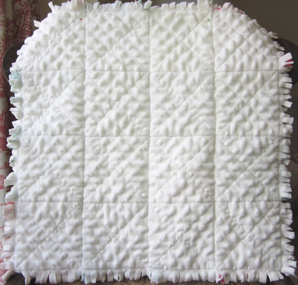 Baby Christmas Quilt Rag Quilt Minky Blanket