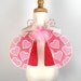 Lovebug Fairy Wings in Pink and Red - Handmade - Custom