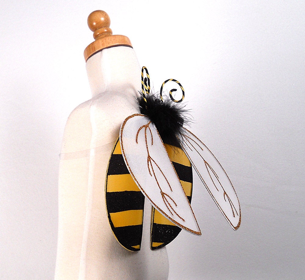 Bumblebee Costume Wings Child Fairy Wings Perfect for