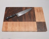 Geometric End Grain Cutting Board - Squares and Rectangles