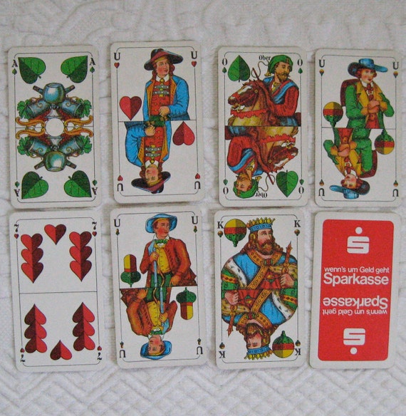 Vintage Decks of BINOKEL PLAYING CARDS 1980s by vintagous on Etsy