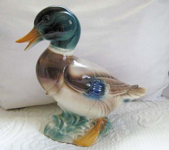 vintage duck figurine