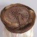 SALE Vintage Mink PILL BOX Hat by DeMura 1940s