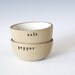 salt and pepper bowls.