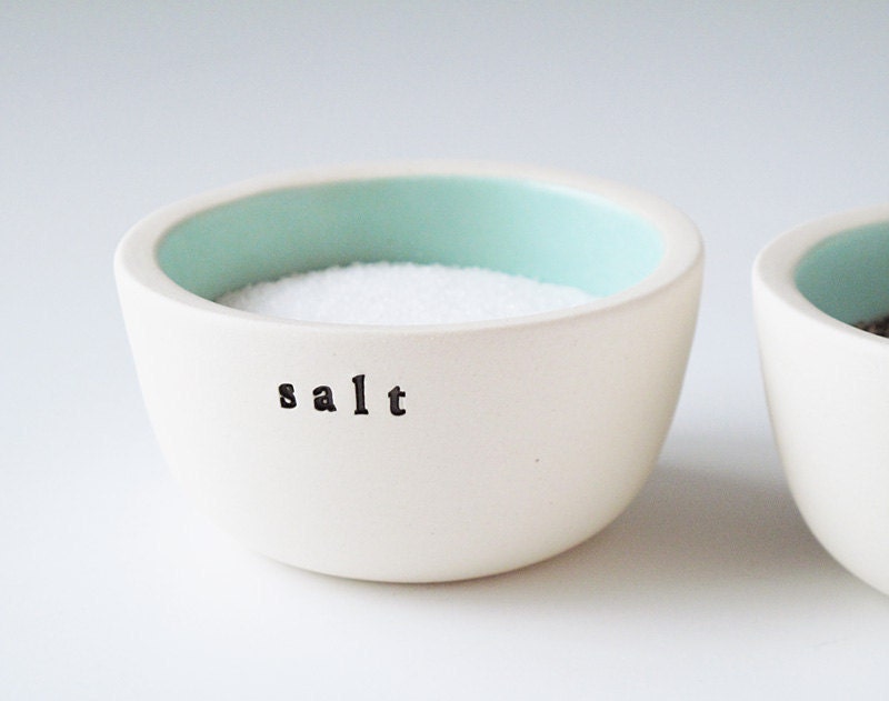 salt and pepper bowls.