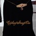 ooak upcycled 40s style reconstructed Steampunk Apocalypse pinup morticia gothic pencil trumpet wiggle skirt INC SHIPPING