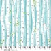 Birch Forest in Aqua, Backyard Baby, Patty Sloniger, Michael Miller, 1 Yard