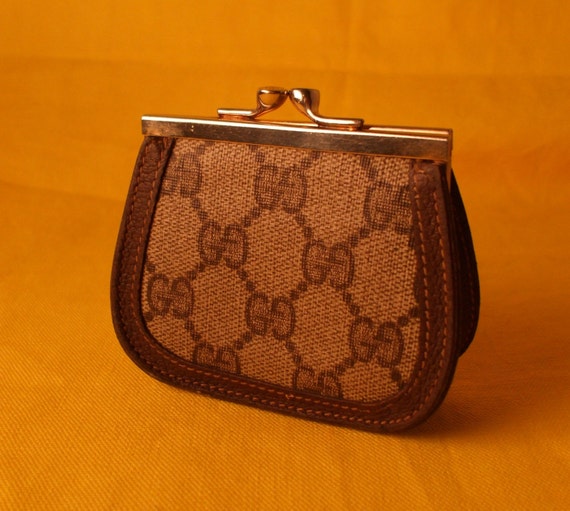 Vintage Gucci Coin Change Purse Retro by lovarevolutionary on Etsy