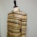 Vintage 80s Blazer, Glam Rocker Gold Metallic Jacket, Nehru Collar, Black and Gold, Kent Originals LTD