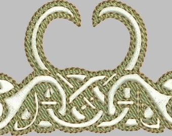 Celtic Swans Embroidery Design