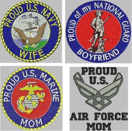 MILITARY HONOR embroidery designs