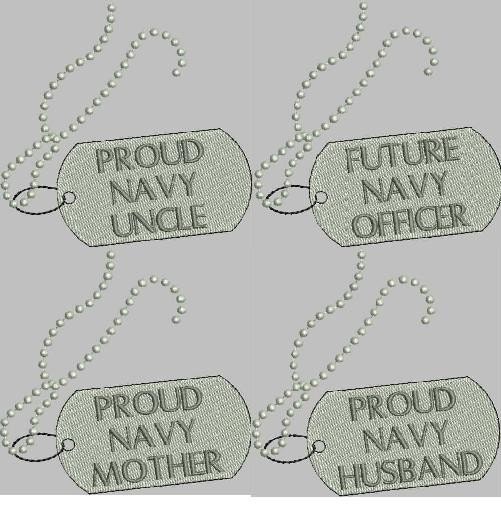 MILITARY HONORS Navy Embroidery Designs by DrusDesigns on Etsy