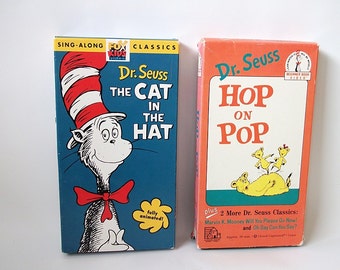 2 Vintage Dr. Seuss VHS Tapes Movies