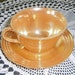 Vintage Fire King Peach Luster Tea Cup and Saucer