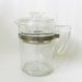 Vintage Pyrex Coffee Pot Blue Flameware Glass - 9 cups