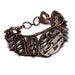 Steampunk Cuff Bracelet - Watch Movement and spikes