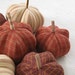 p U m P k I n - dark red / orange plaid flannel - medium - 18 inch round
