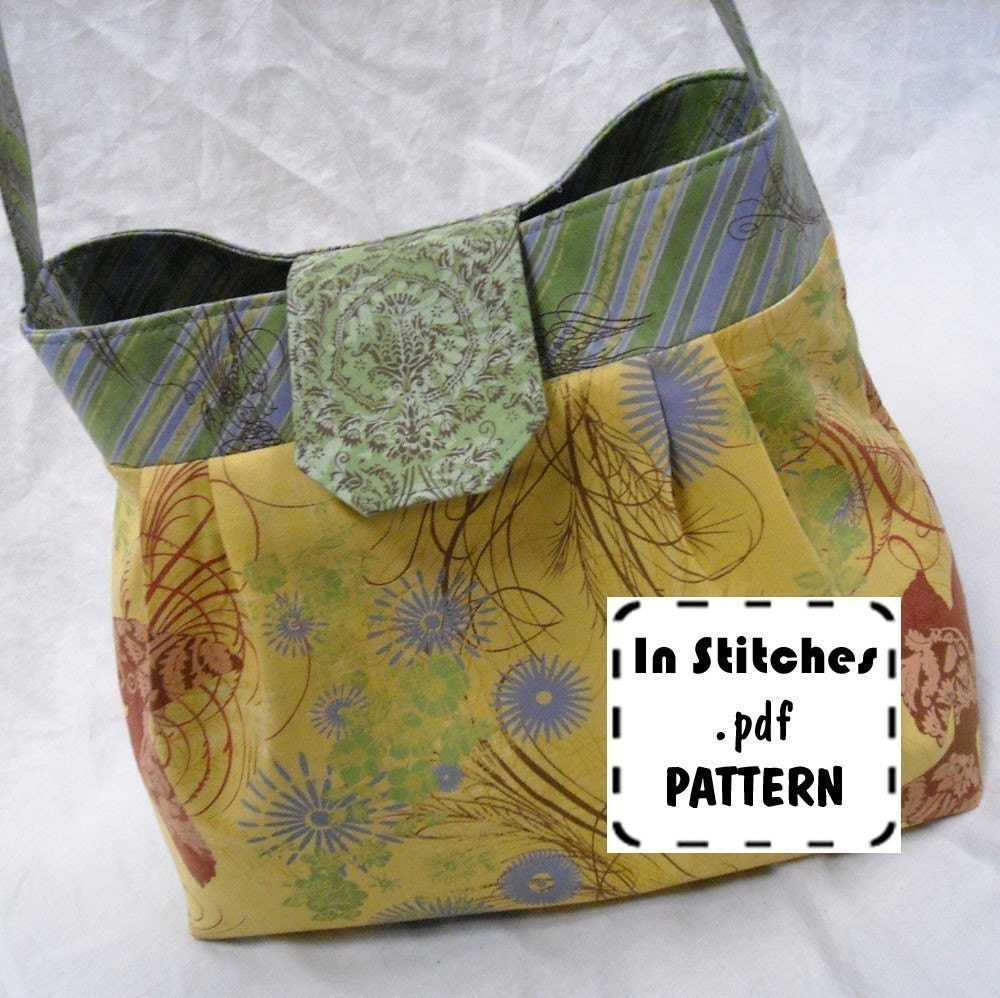 Hobo Shoulder Bag Pattern IUCN Water