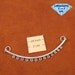 Antiqued Silver Curved Focal Pendant Piece 70mm x 20mm, with 13 loops, 1026-02-2