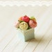 Dollhouse Miniature Flowers - Assorted Peonies in Box 1/12 Scale