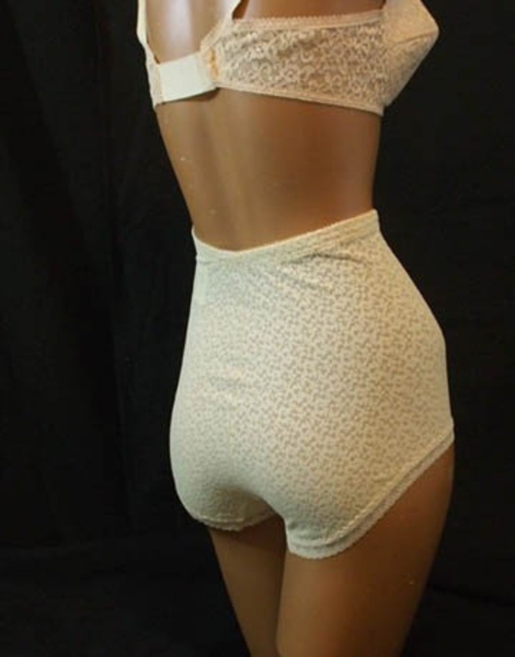 Vintage 1960s Ivory Lace Panty Girdle By By Alleycatsvintage