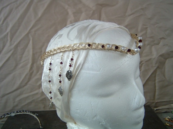 The Queen Guinevere Celtic Circlet Wedding Headdress Hair Chain Boho ...