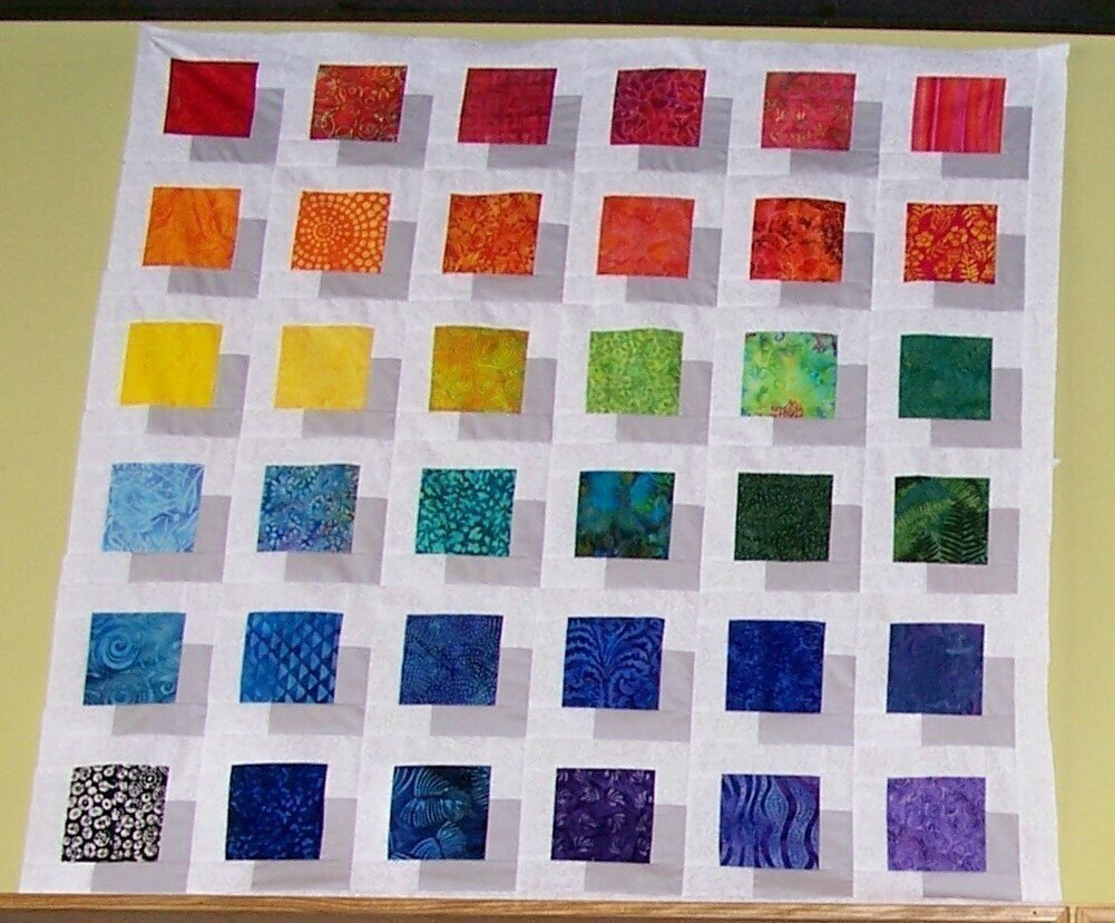 COLOR BLOCK Quilt Pattern To Make This By Carolinasquirrell