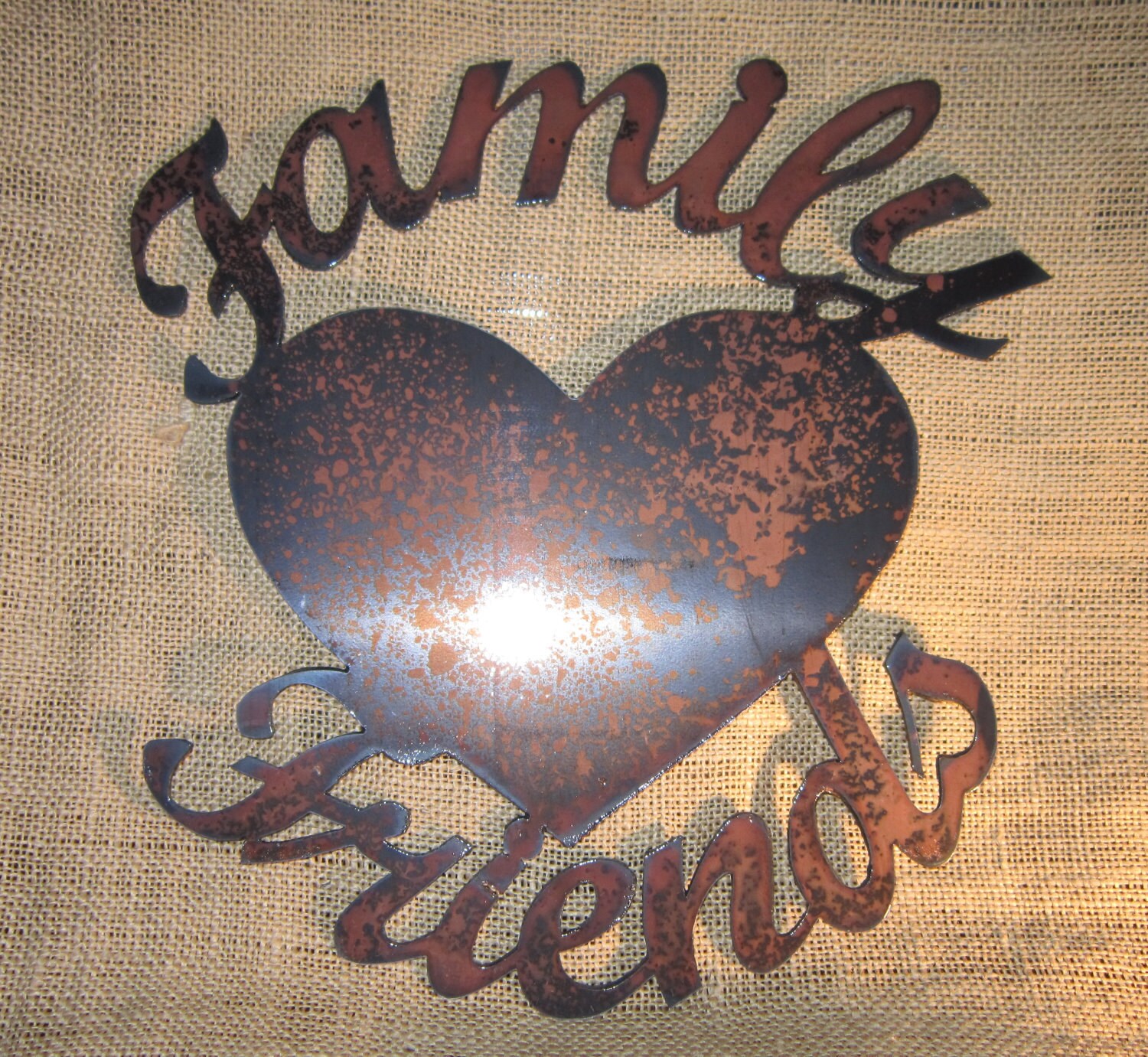 Family and Friends Metal Art Steel ArtWall ArtMetal Wall