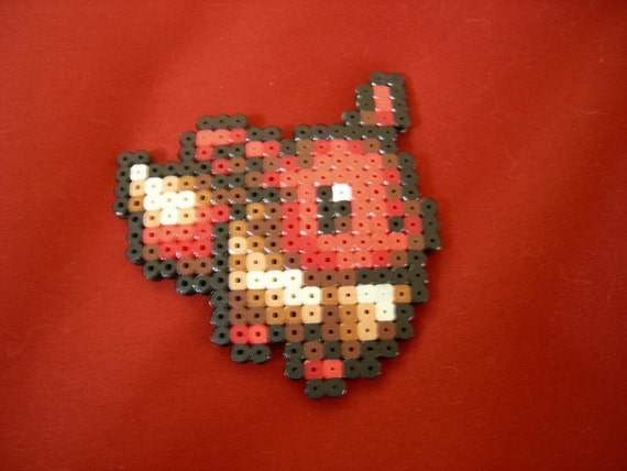 Items similar to Eevee Pokemon Perler Bead Art Magnet on Etsy