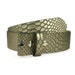 Beautiful Snakeskin Belt Strap Womens PEWTER EMBOSSED PATTERN small 30 31 32 last one