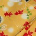 2866 - Japanese Goldfish Slubbed Cotton Fabric - 43 Inch (Width) x 1/2 Yard (Length)