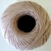 Aunt Lydias Bamboo Thread, size 10, MUSHROOM, light tan, crochet thread