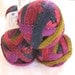 Red Heart Sashay yarn, MAMBO, ruffling mesh yarn, ruffled scarf yarn
