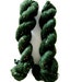 Wool silk bamboo blend emerald green art yarn with sequins, SWTC Yang emerald fashion