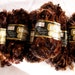 Bernat BOA yarn, Dark Mink brown, bulky weight yarn, eyelash novelty yarn, 4 balls