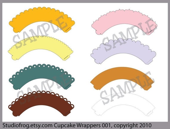 Download Cupcake Wrappers SVG Bundle