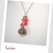 Smokey Quartz necklace with Grapefruit Chalcedony in Sterling Silver - Beautiful Things