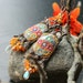 Labradorite , pearl, aventurine and Carnelian gold and art deco vintage filigree earrings - The Spice Route