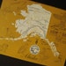 Map of Alaska Vintage Original Print Number 261