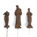 SALE Miniature Garden Accessories, St. Francis, Flower Lady, Antique Relic