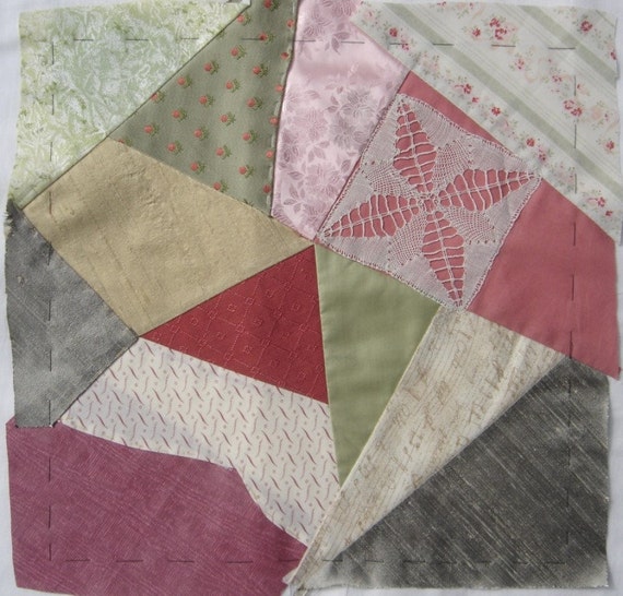 Naked Crazy Quilt Block