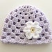 Lilac Baby Beanie