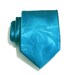 Necktie for Men, Teal Blue Flower Silk Tie